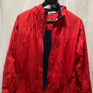 L.L. Bean Men's Vibrant Red Lightweight Jacket (Please Read)